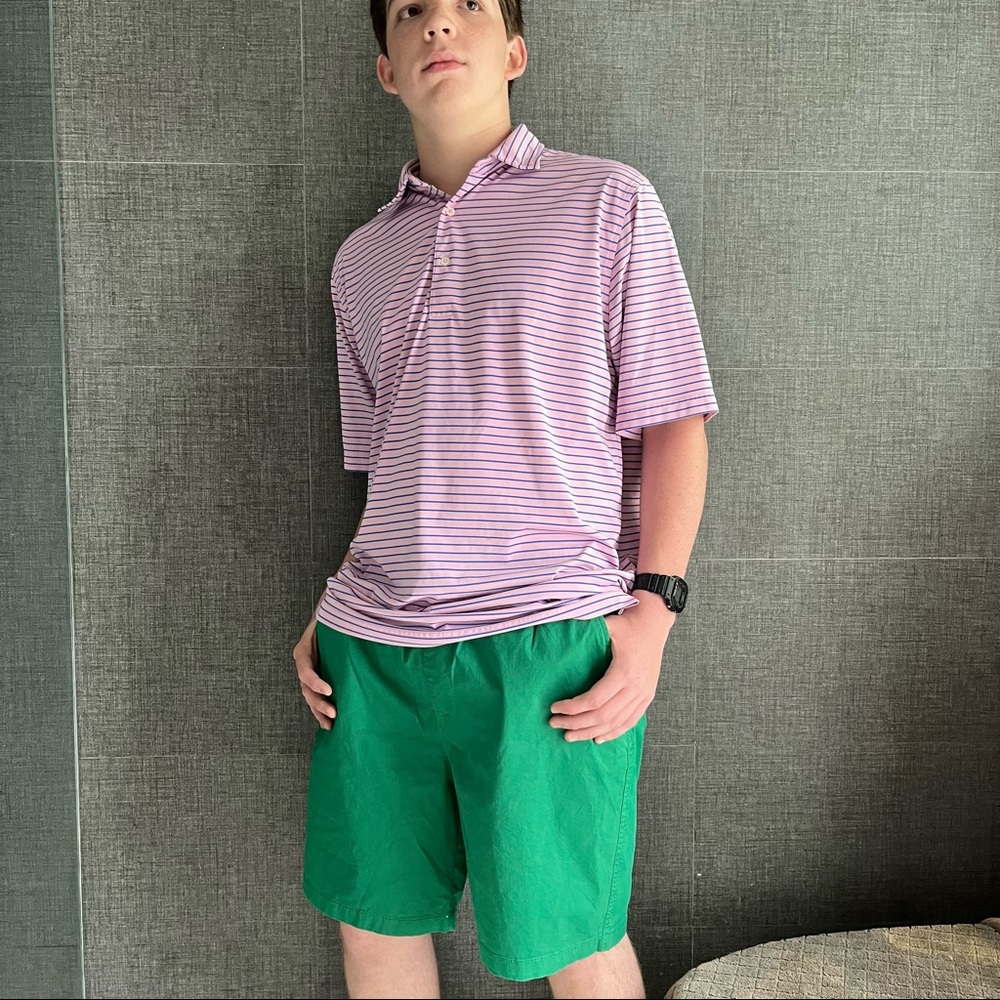 Old Navy Mens Large Draw String Green Shorts